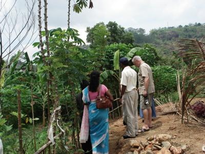 Graham In A Home Garden In Sri Lanka